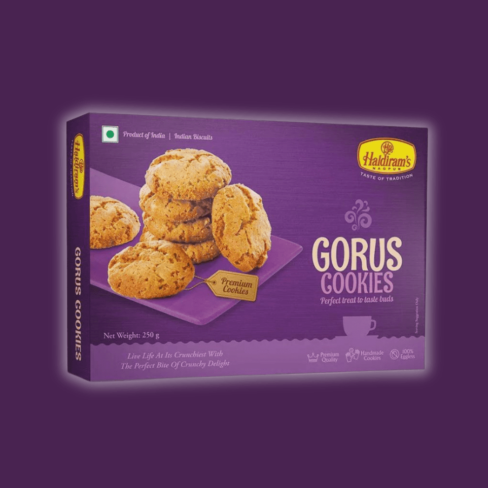Haldiram Gorus Cookies | 250g box | Arora22