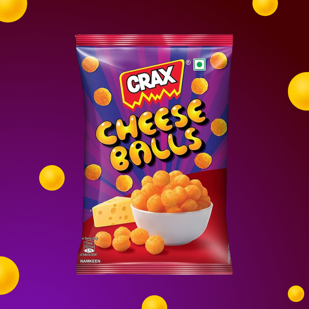 Crax Cheese Balls | 20Rs pack | Arora22