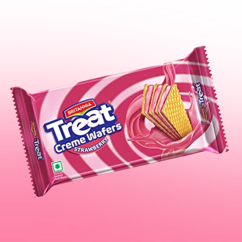 Britannia Strawberry Wafers | 150g Big Pack | Arora22