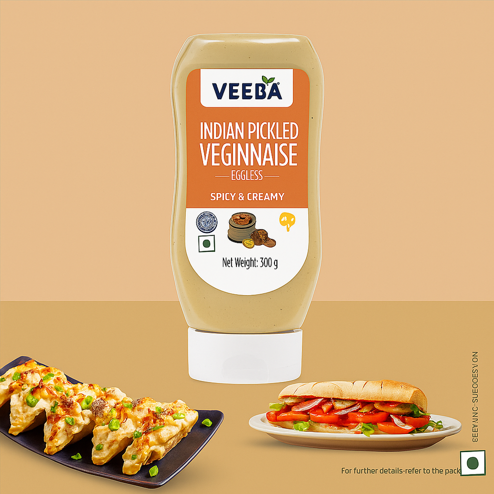 VEEBA INDIAN PICKLED SAUCE ( Spicy and Creamy)| 300G | Arora22