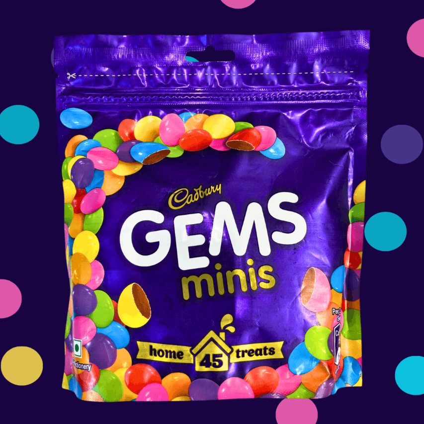 Cadbury Gems Minis Big Pack| Pack of 40 treats | Arora22