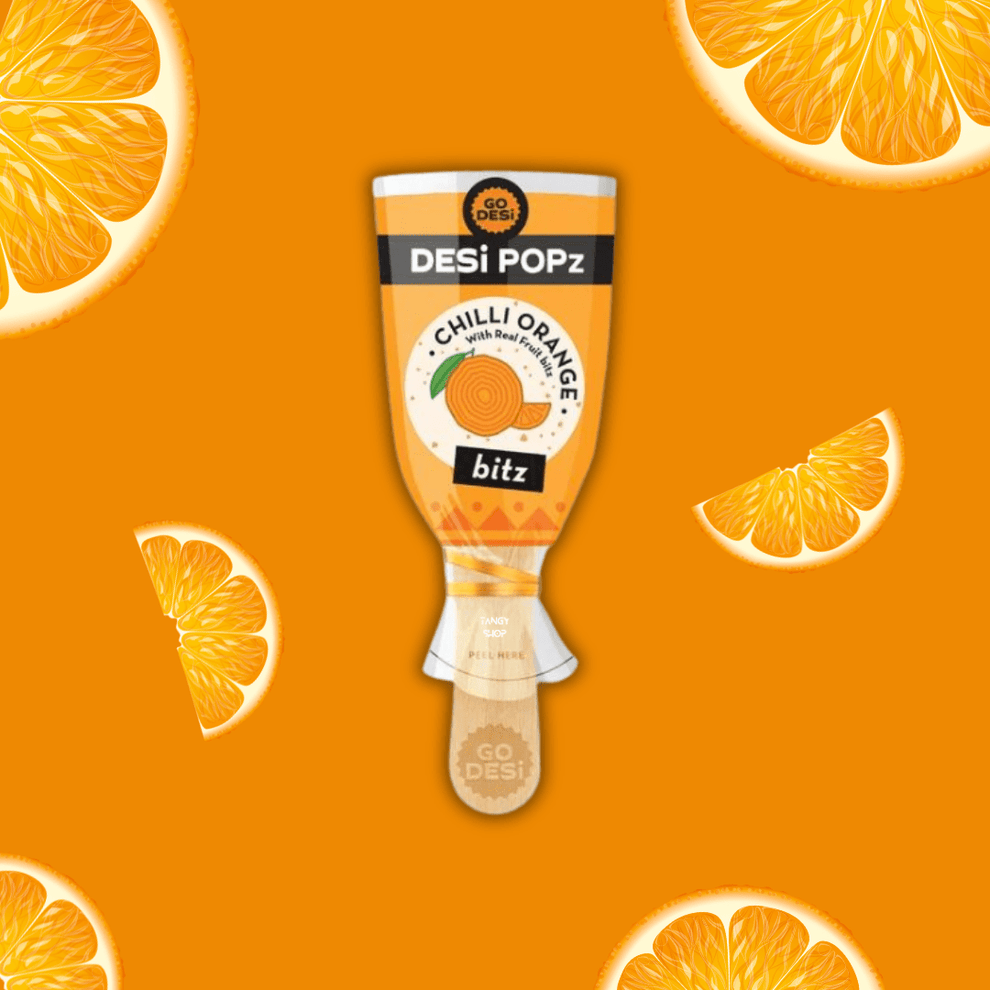 Chilli Orange + Spicy Lolipop | Pack of 5 | GoDesi Popz | Arora22
