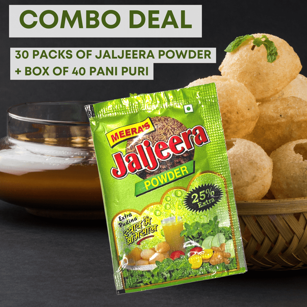 COMBO DEAL JALJEERA 30 PACK + FREE PANIPURI BOX | Arora22