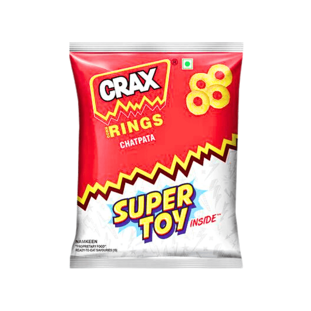 Crax Rings Chatpata Flavour [BIG PACK] | Imported Indian Puff Rings | Arora22