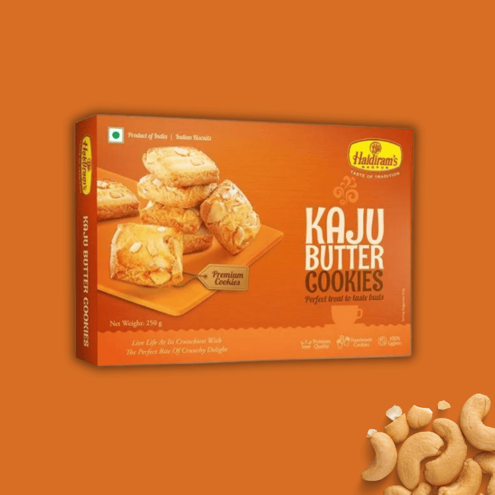 Haldiram Kaju Butter Cookies | 250g box | Arora22