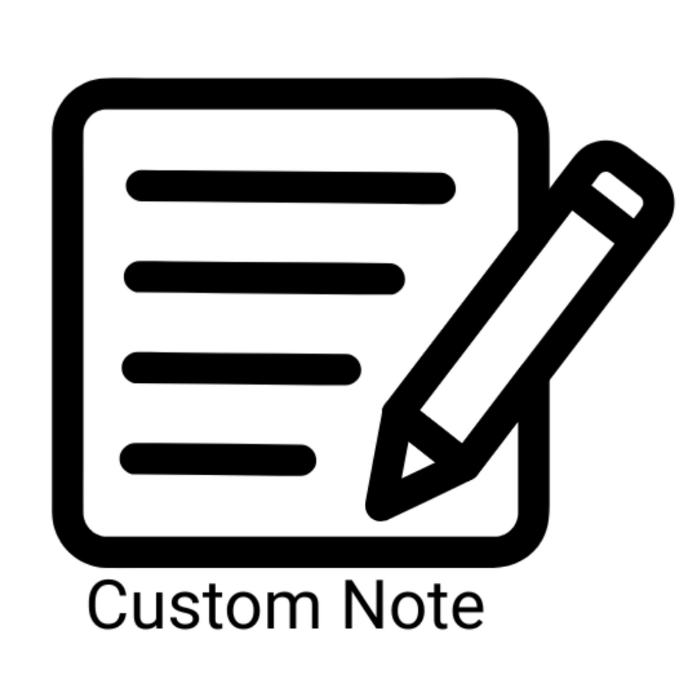 Add Custom Printed Note