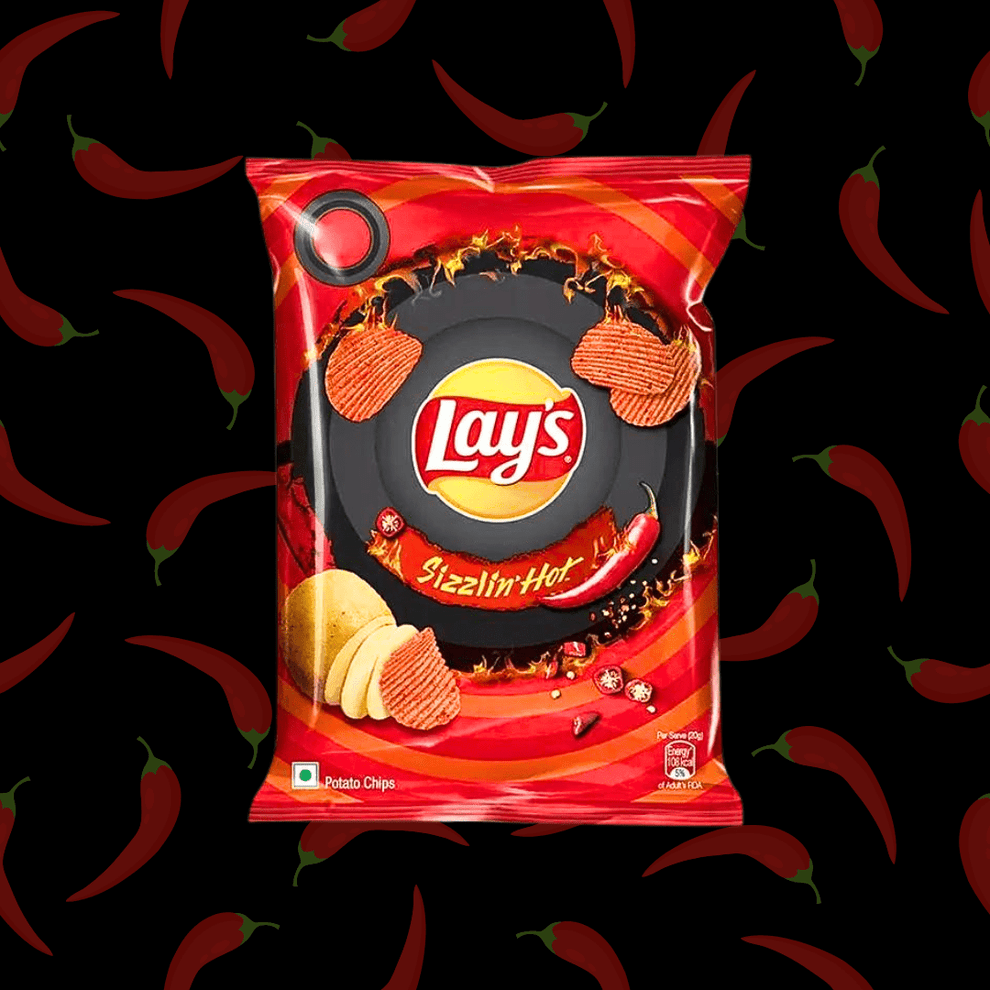 Lays Sizzlin Hot | 20Rs Pack | Imported from India