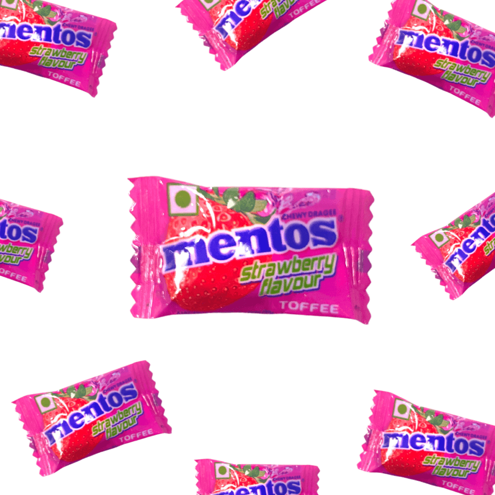 Mentos Strawberry | Pack of 20 | Chewing Gum