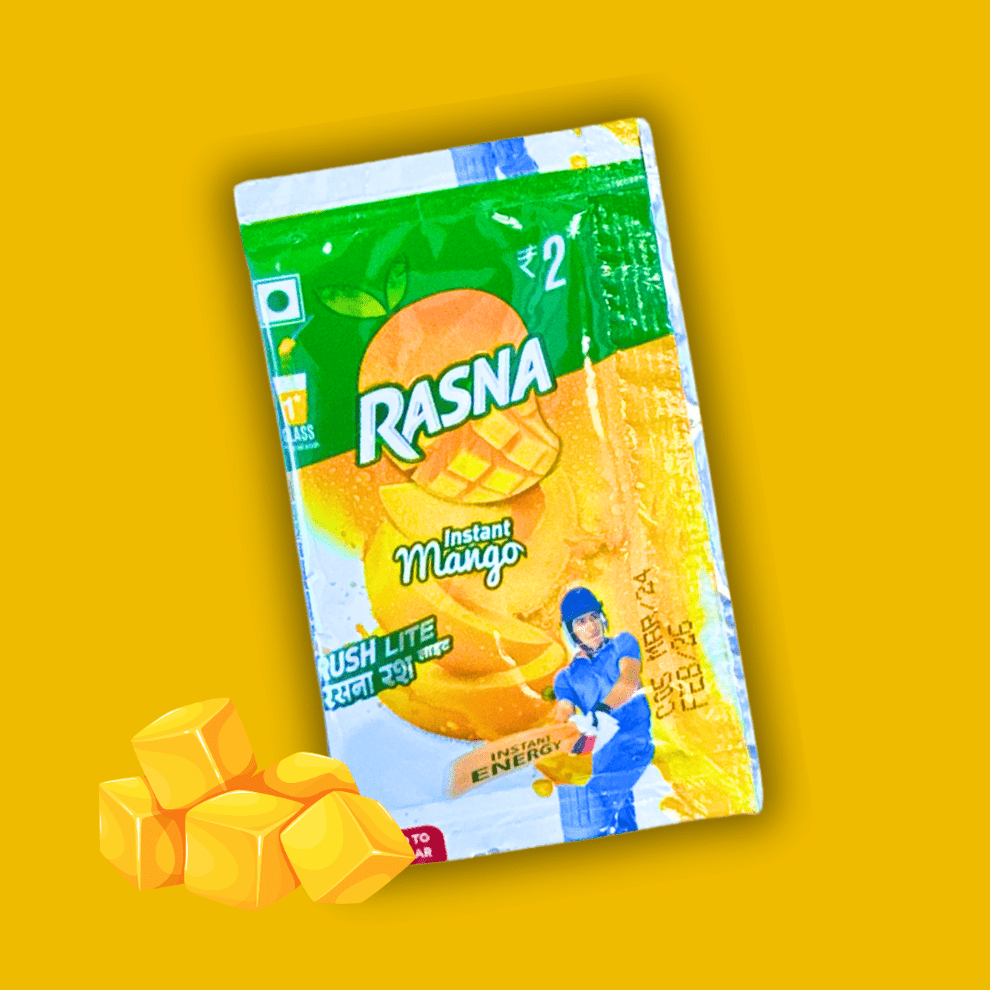 Rasna Mango Flavour | Pack of 24 Pouches | Arora22