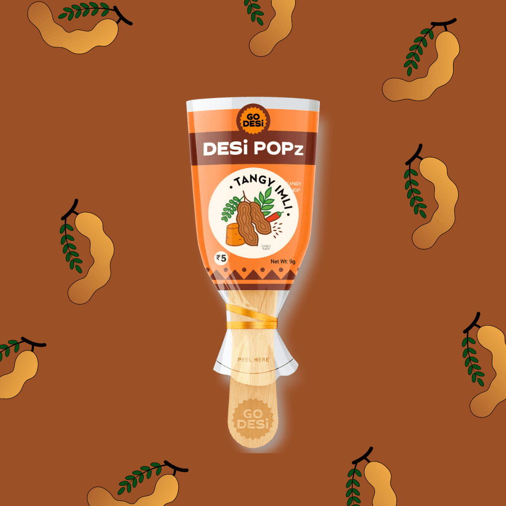 Tangy Imli + Spicy Lolipop | Pack of 5 | GoDesi Popz | Arora22